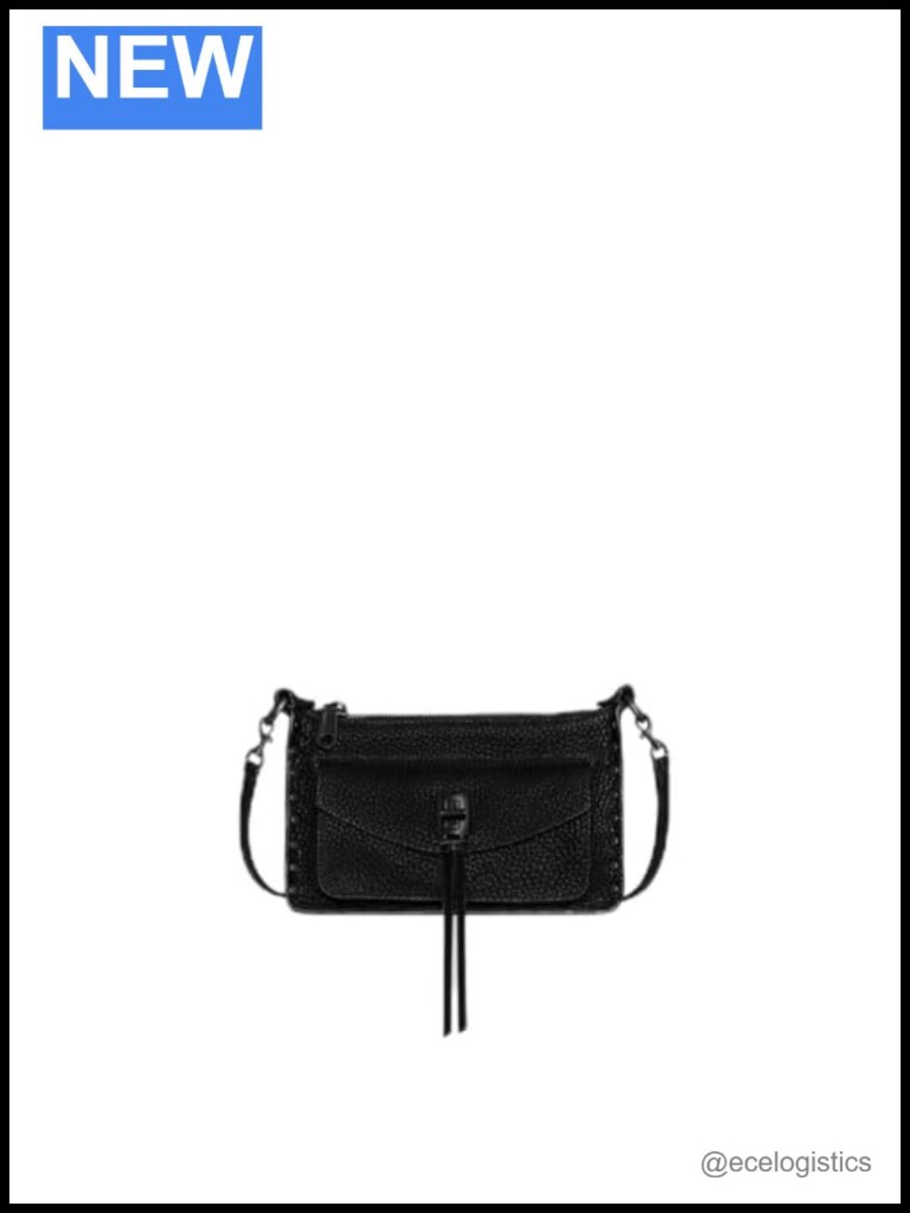 Deerskin Leather Mini Crossbody Bag with Detachable Strap